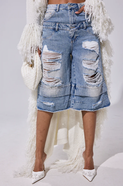 Go Get Some Denim Bermuda Short