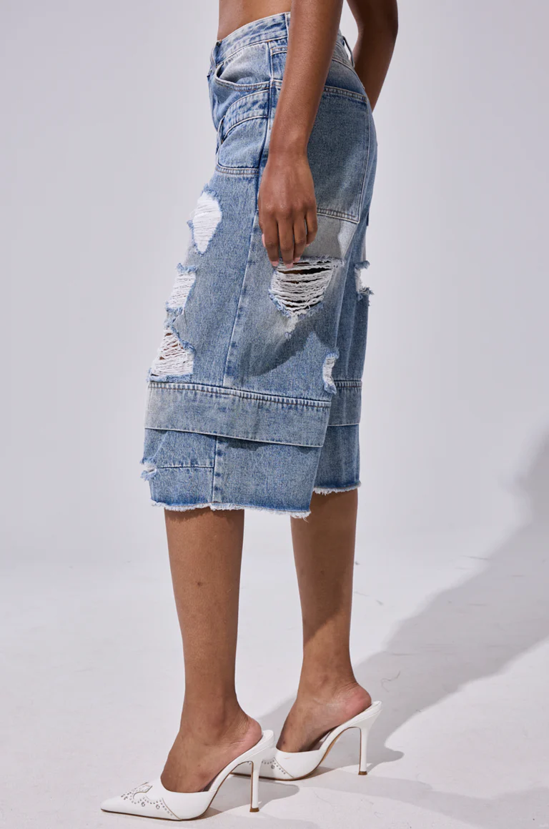 Go Get Some Denim Bermuda Short