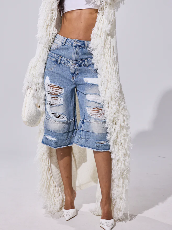 Go Get Some Denim Bermuda Short