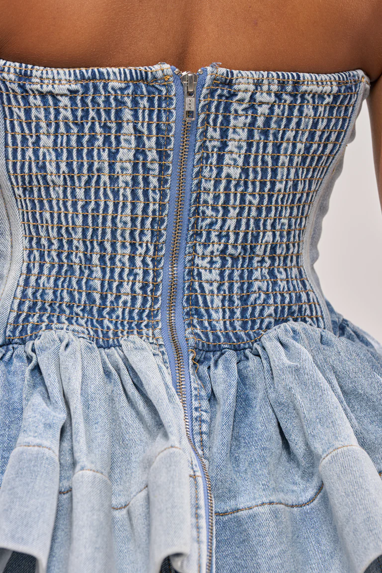 Kara Denim Blouse