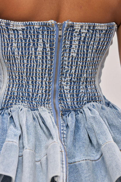Kara Denim Blouse