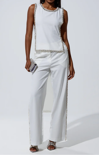 Take To Me Baby Blouse With Rhinestone