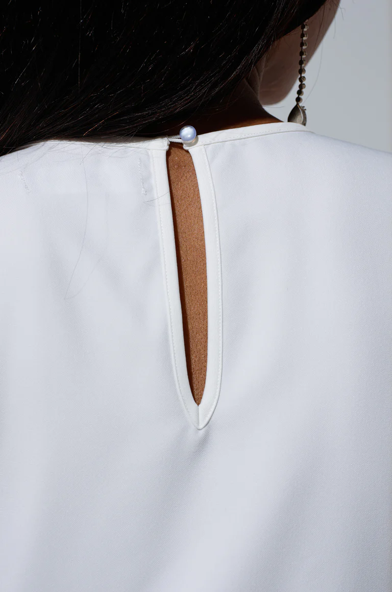 Take To Me Baby Blouse With Rhinestone