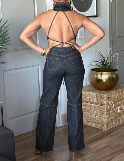 Back Talk Denim Set