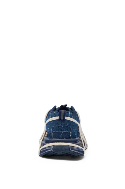 Denim And Lace Detail Sneakers