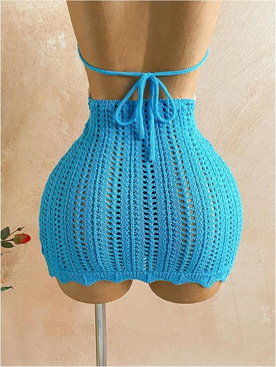 Women's Starfish Crochet Camisole Beach Dress