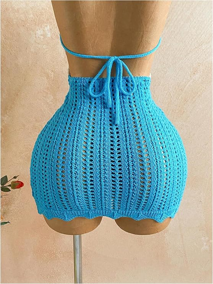 Women's Starfish Crochet Camisole Beach Dress