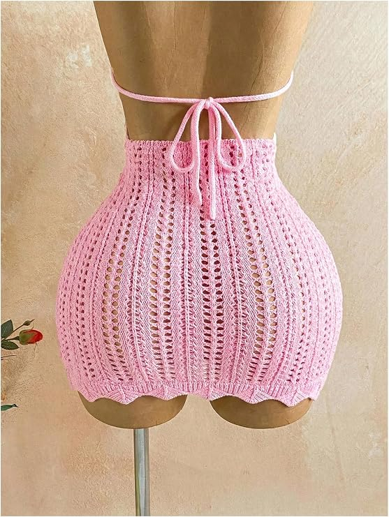 Women's Starfish Crochet Camisole Beach Dress