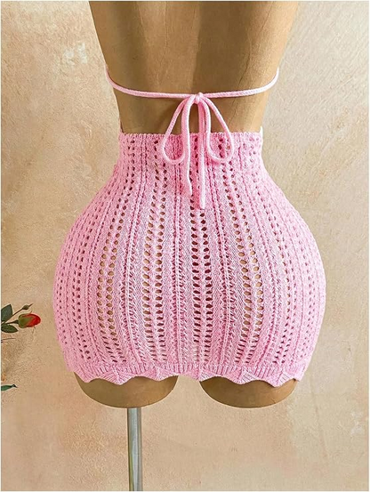 Women's Starfish Crochet Camisole Beach Dress