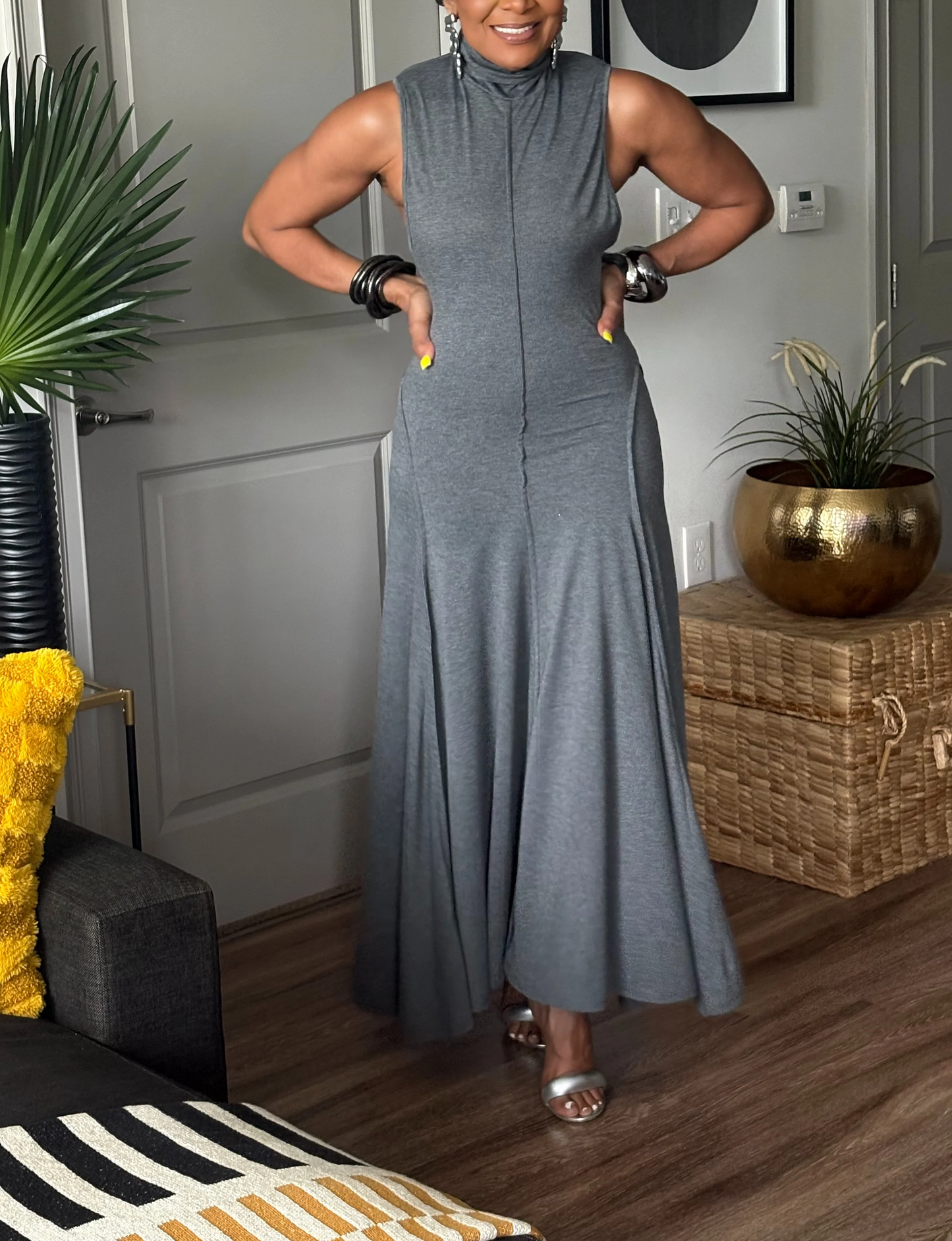 The Silver Lining Maxi Dress