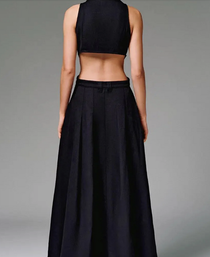 Spaghetti Strap Backless Sleeveless Dress