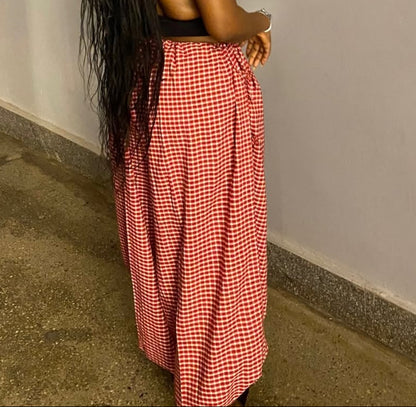 Elastic Waistband Summer Lantern Pants