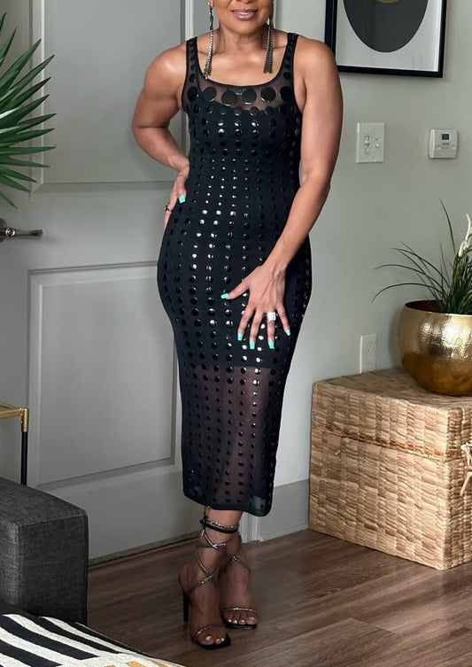 Power Play Mesh Dress