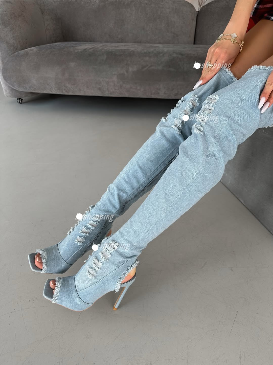 High-Heeled Ankle Boot