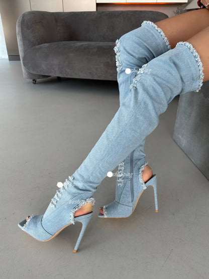 High-Heeled Ankle Boot