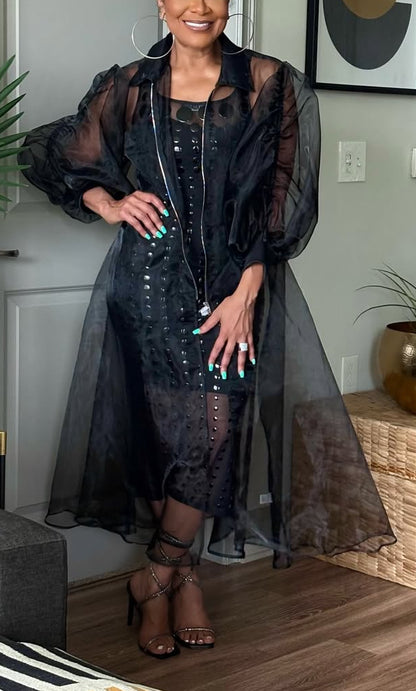 Power Play Mesh Dress